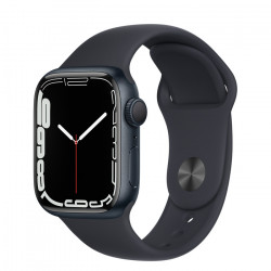 Apple Watch Series 7 GPS 41mm Midnight Aluminium Case with Sport Band Midnight