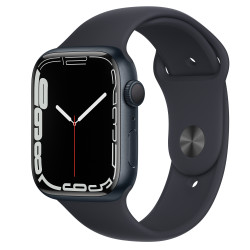 Apple Watch Series 7 GPS 45mm Midnight Aluminium Case with Sport Band Midnight